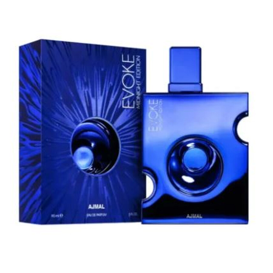Ajmal Men's Evoke Midnight Edp 3.0 oz Fragrances 6293708017485