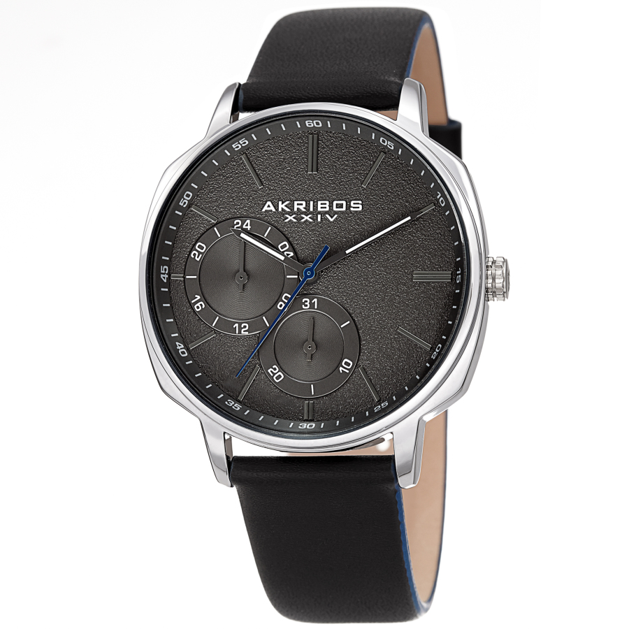 Akribos XXIV Quartz Silver Dial Men's Watch AK1022SSBK