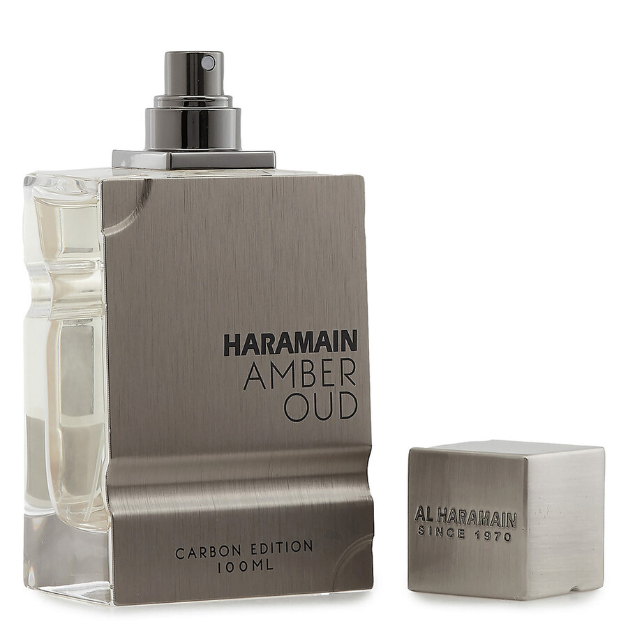 Al Haramain Men's Amber Oud Carbon Edp 3.3 oz Fragrances 6291100130160 In Amber