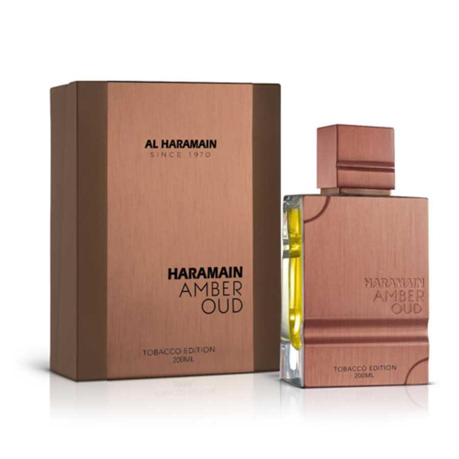 Al Haramain Unisex Amber Oud Tobacco Edition Edp Spray 6.76 oz (tester) Fragrances 6291106813241 In Yellow