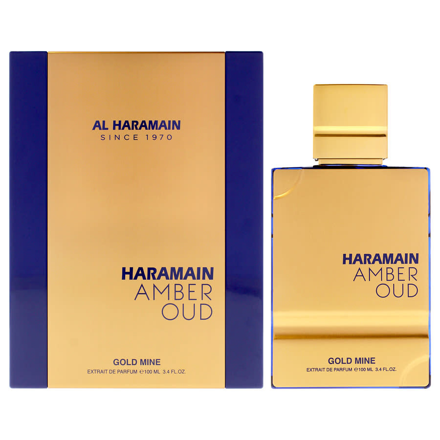 Al Haramain Unisex Amber Oud - Gold Mine Extrait De Parfum Spray 3.4 oz Fragrances 6291106816884