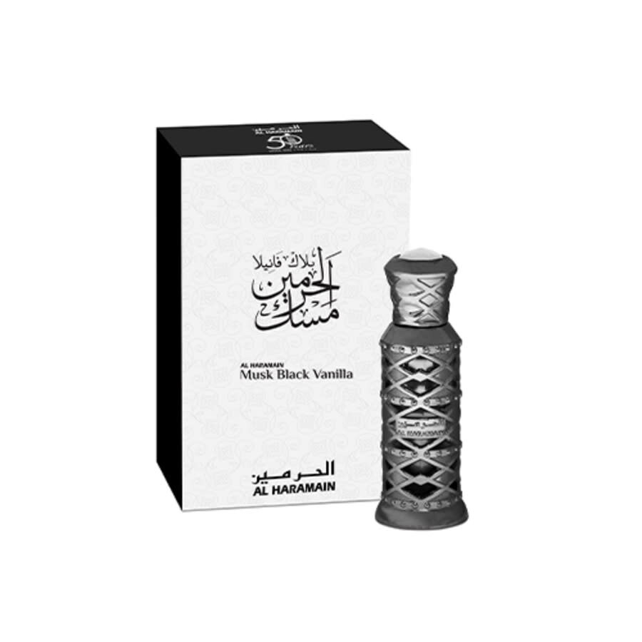 Shop Al Haramain Unisex Musk Black Vanilla Perfume Oil 0.4 oz Fragrances 6291100130054