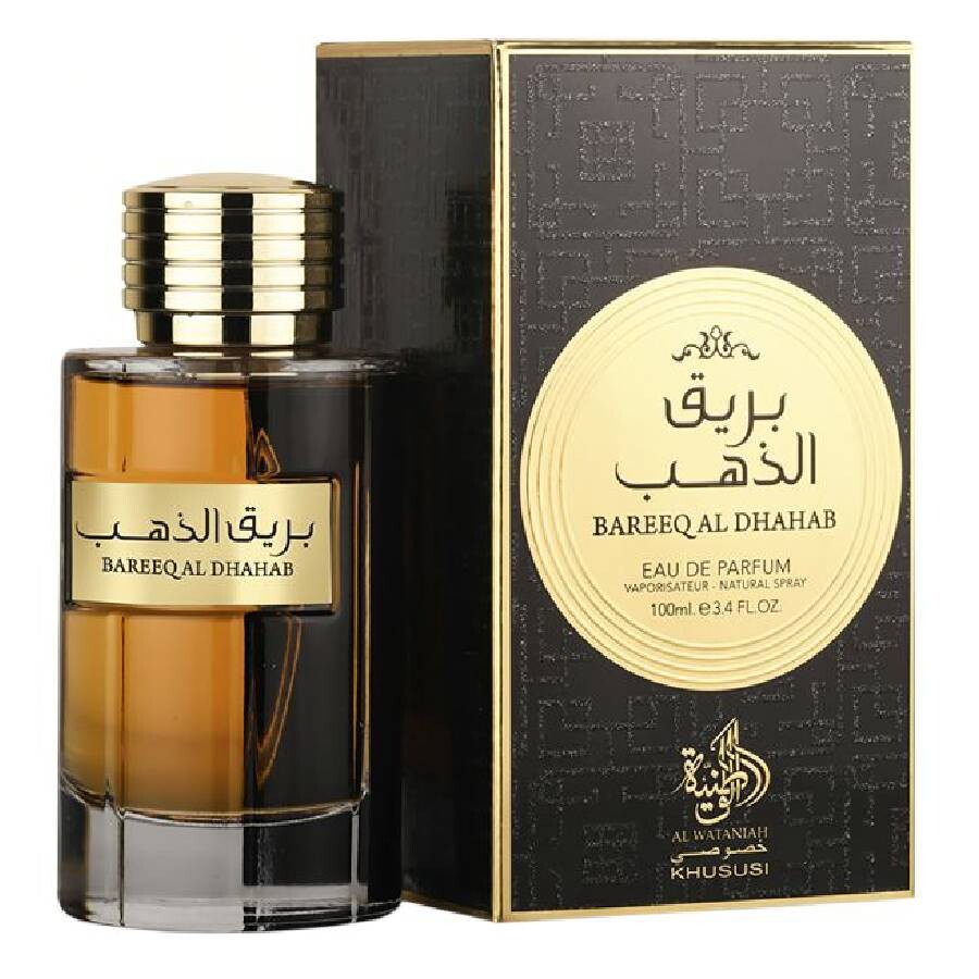 Al Wataniah Men's Bareeq Al Dhahab Edp Spray 3.4 oz Fragrances 5055810007935