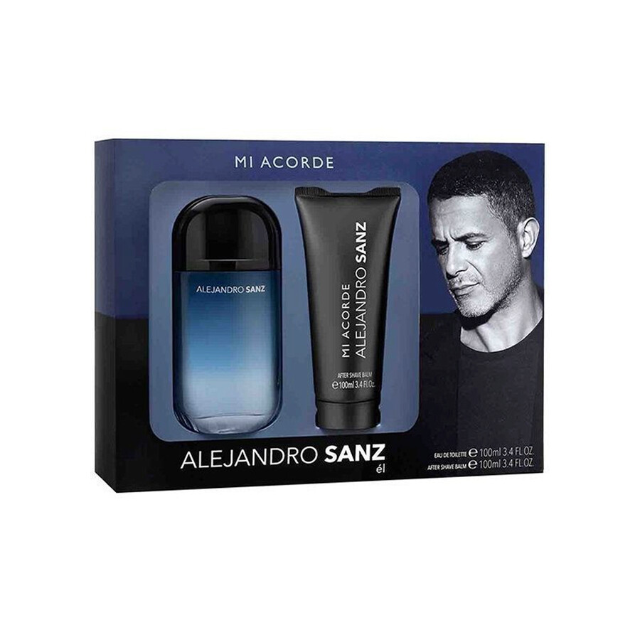 Alejandro Sanz Men's Mi Acorde Gift Set Fragrances 8436581940794