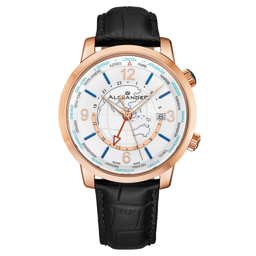 Alexander Alexander 2 Quartz Silver Dial Men's Watch A171A-02