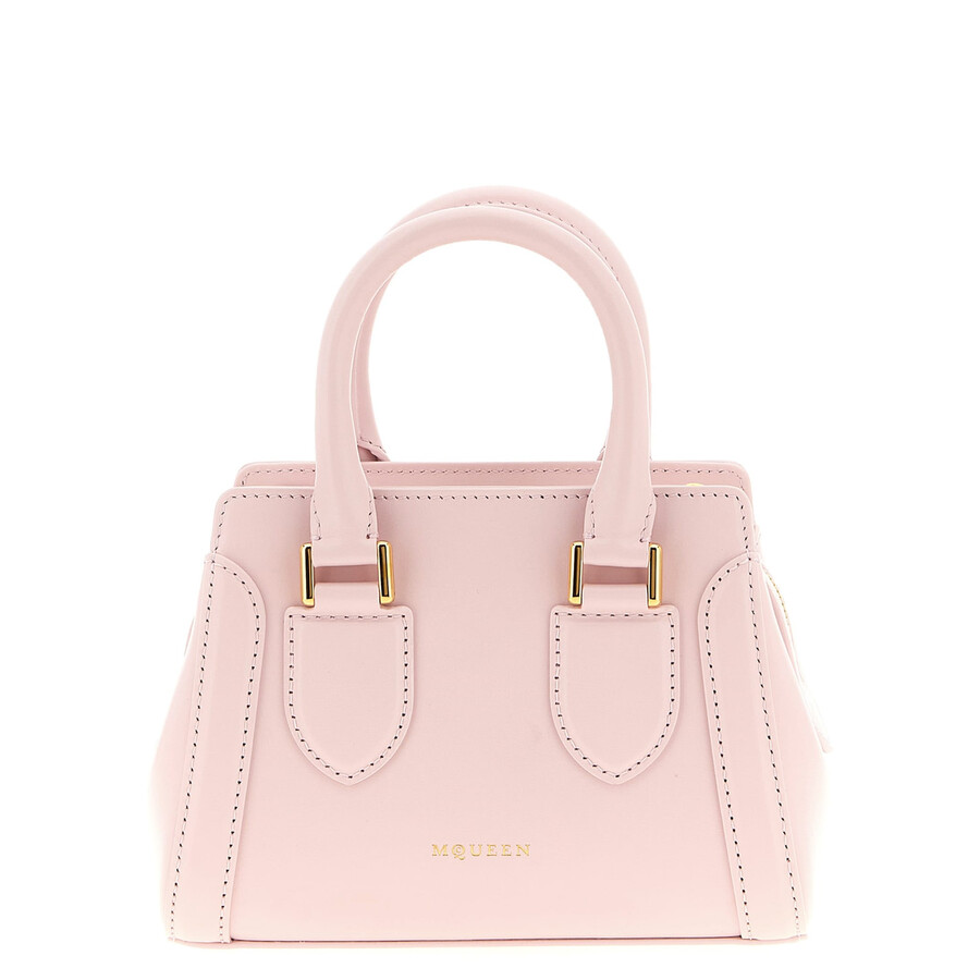 Alexander Mcqueen Birde Mini Handbag In Pink