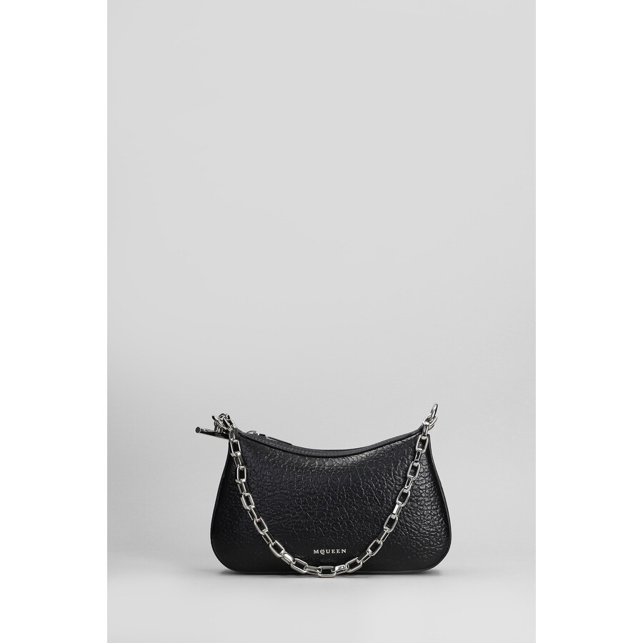 Alexander Mcqueen Cross-bar Clutch Bag In Black