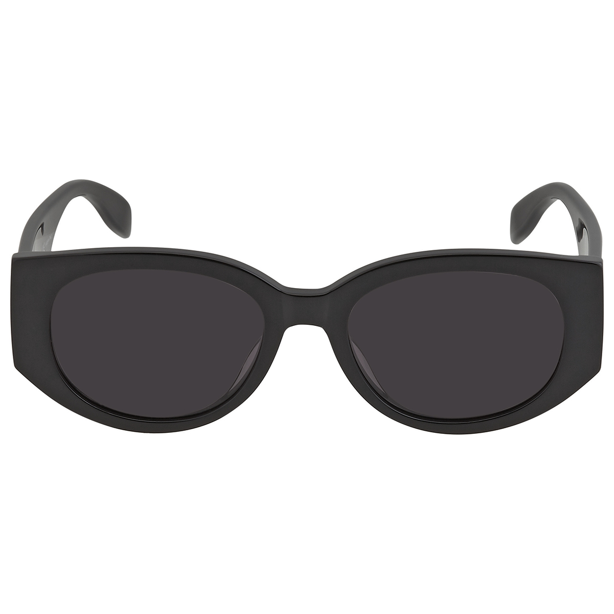Alexander McQueen Grey Oval Ladies Sunglasses AM0330S 002 54  display picture 3