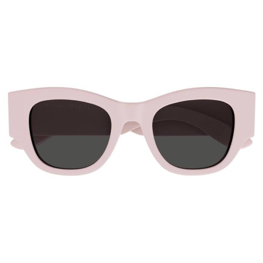 ALEXANDER MCQUEEN ALEXANDER MCQUEEN GREY SQUARE LADIES SUNGLASSES AM0420S 005 50