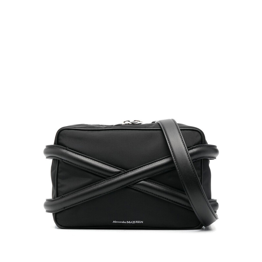 ALEXANDER MCQUEEN|CROSSBAGS (726292 1AAQ0 1000) Alexander Mcqueen Harness Camera Crossbody Bag 726292 1AALD
