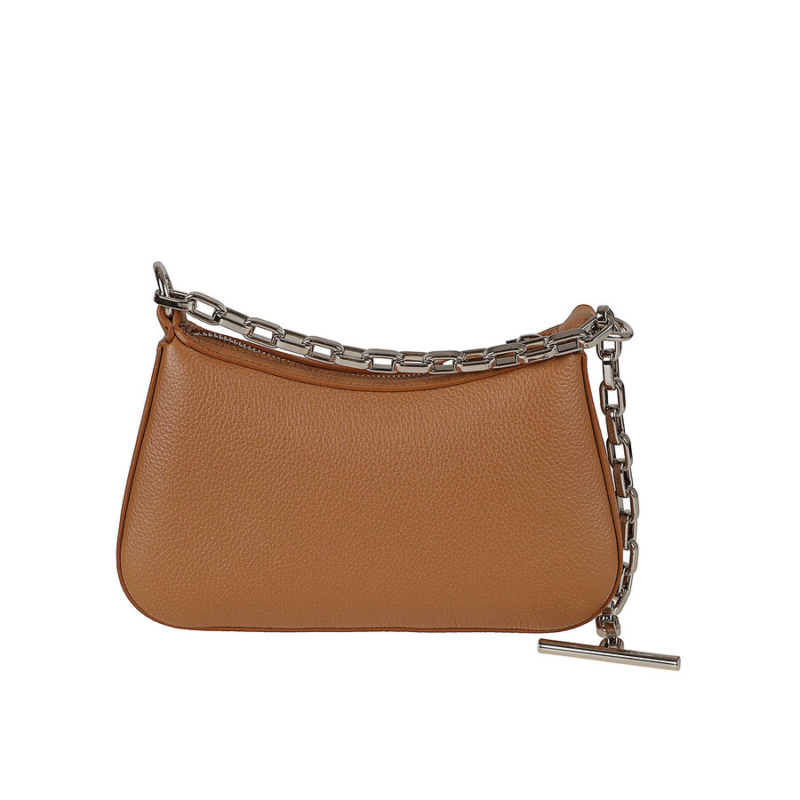 Alexander Mcqueen Mini T-buckle Clutch In Silver