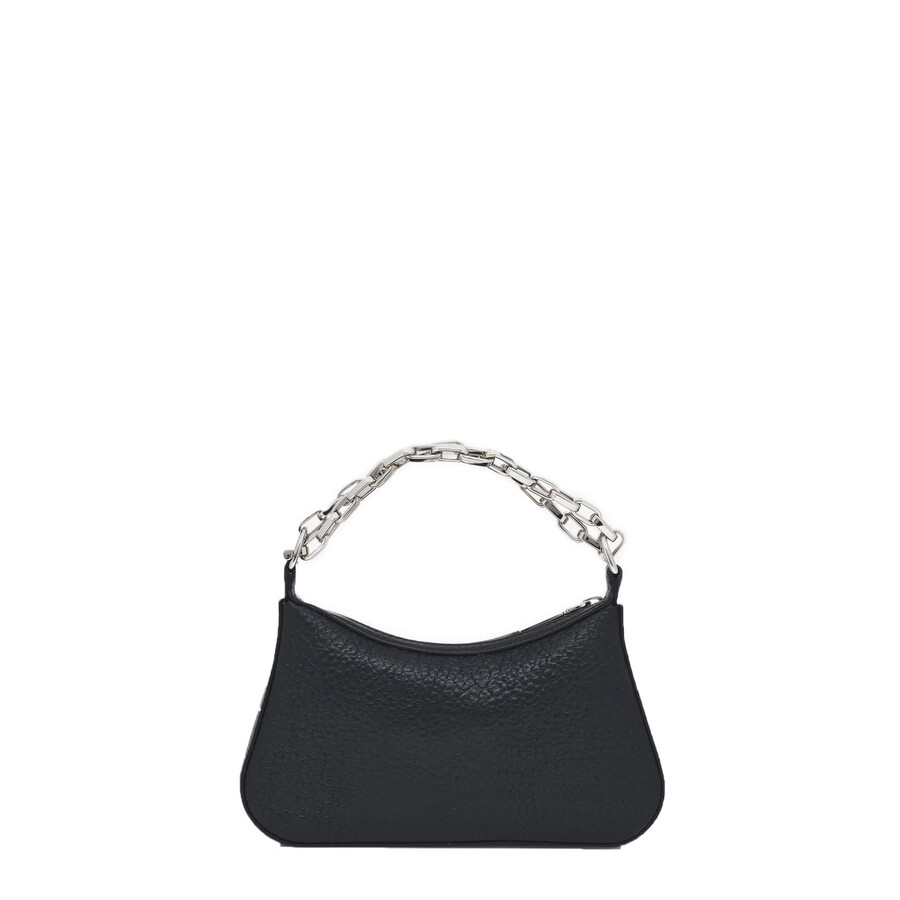 Alexander Mcqueen Small T-buckle Clutch Bag In Black