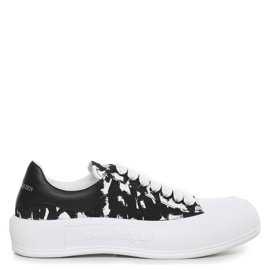 Alexander Mcqueen Plimsoll Graffiti Logo Sneakers, Brand Alexander Mcqueen Plimsoll Graffiti Logo Sneakers, Brand