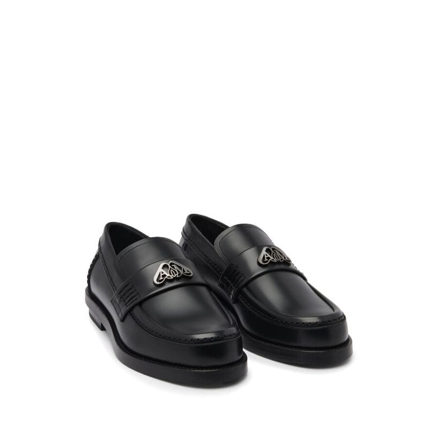Alexander Mcqueen Women's Seal Loafers In Black