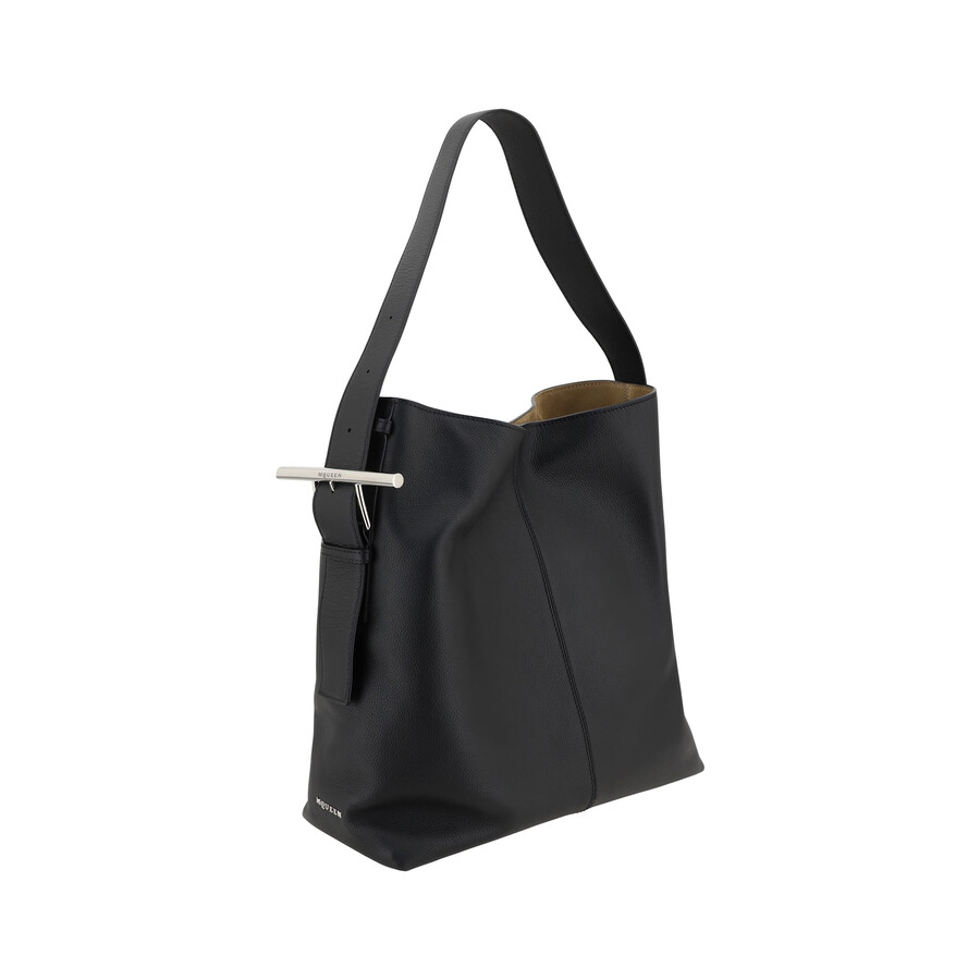 Alexander Mcqueen T-bar Sling Shoulder Bag In Black