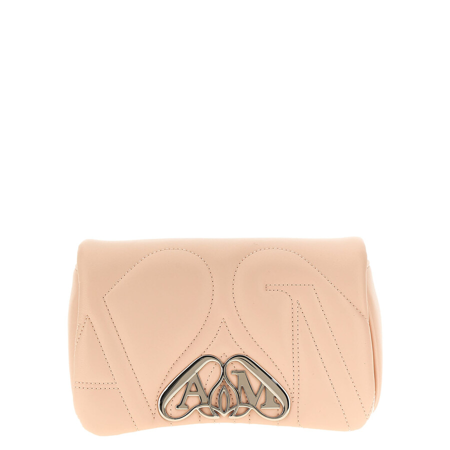 Alexander Mcqueen The Mini Seal Crossbody Bag In Pink