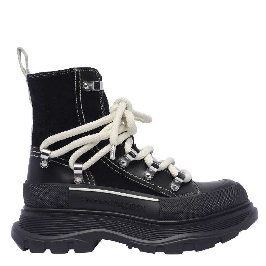 Alexander McQueen Tread Slick Hiker Ankle Boots, Brand Size 39