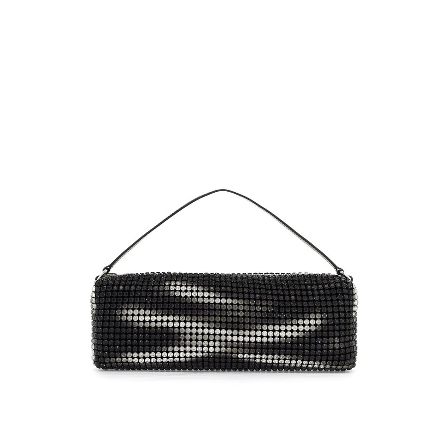 Alexander Wang Heiress Flex Embellished Tote Bag In Black