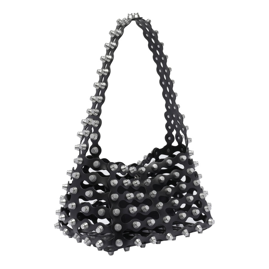 Alexander Wang Studded Strap Shoulder Bag In Black