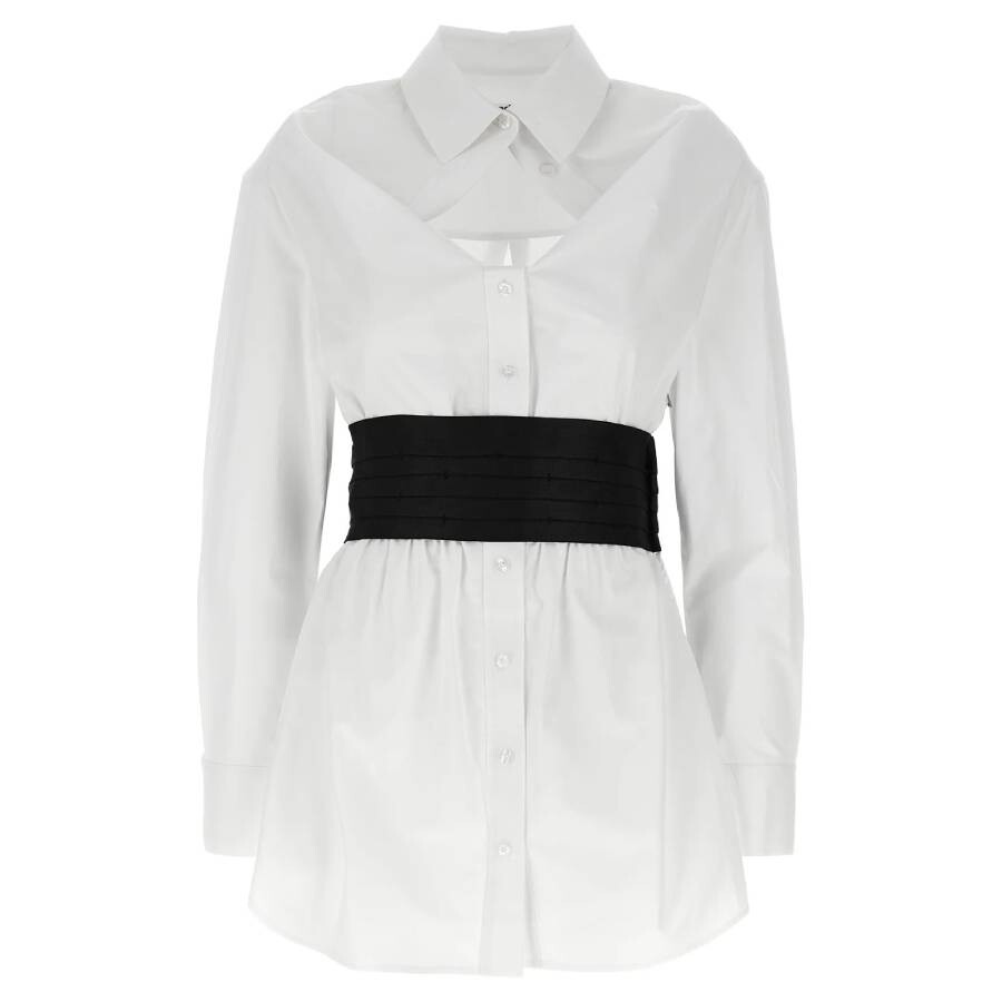 Mini Cotton Shirt Dress, Size 4