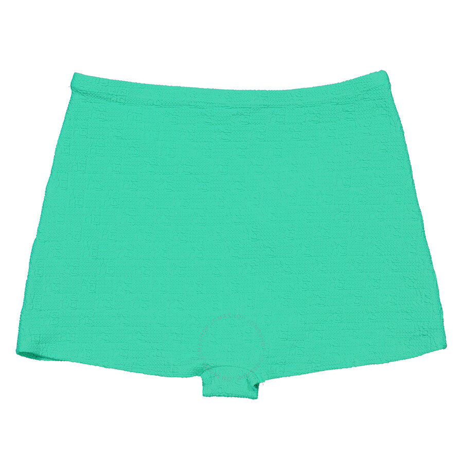 Alexander Wang Monogram-pattern Mini Shorts