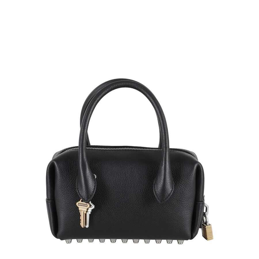 Alexander Wang Compact Roux Tote Bag With Studded Detailing In Black