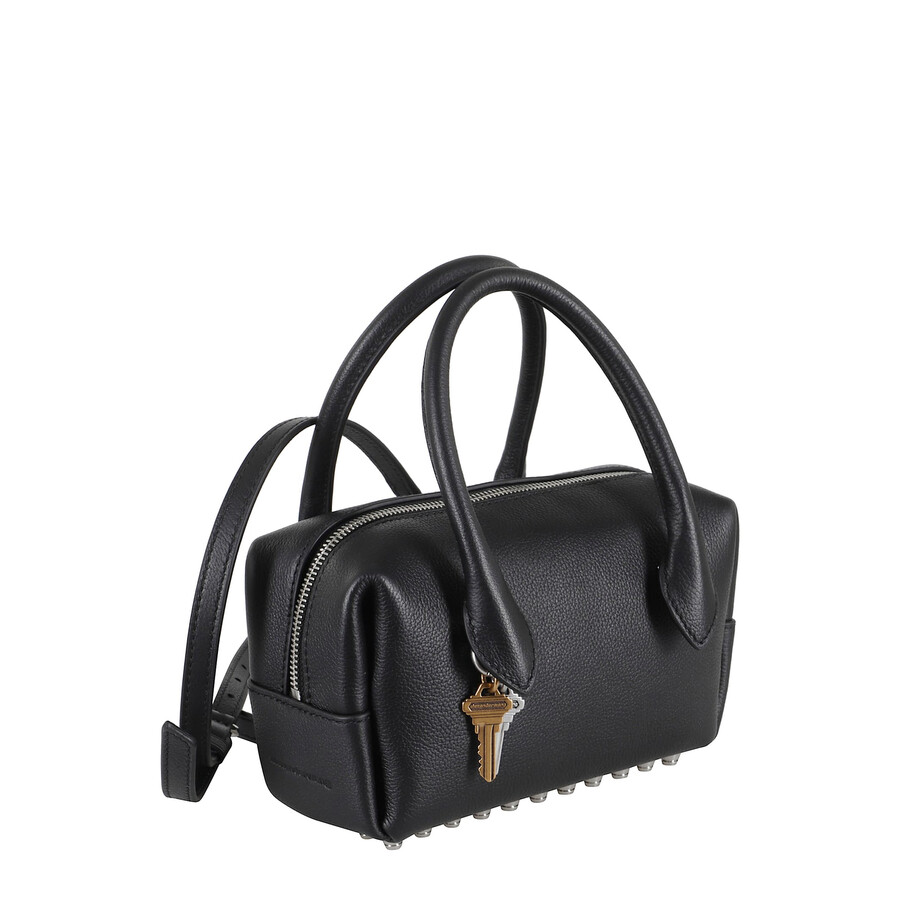 Alexander Wang Compact Roux Tote Bag With Studded Detailing In Black