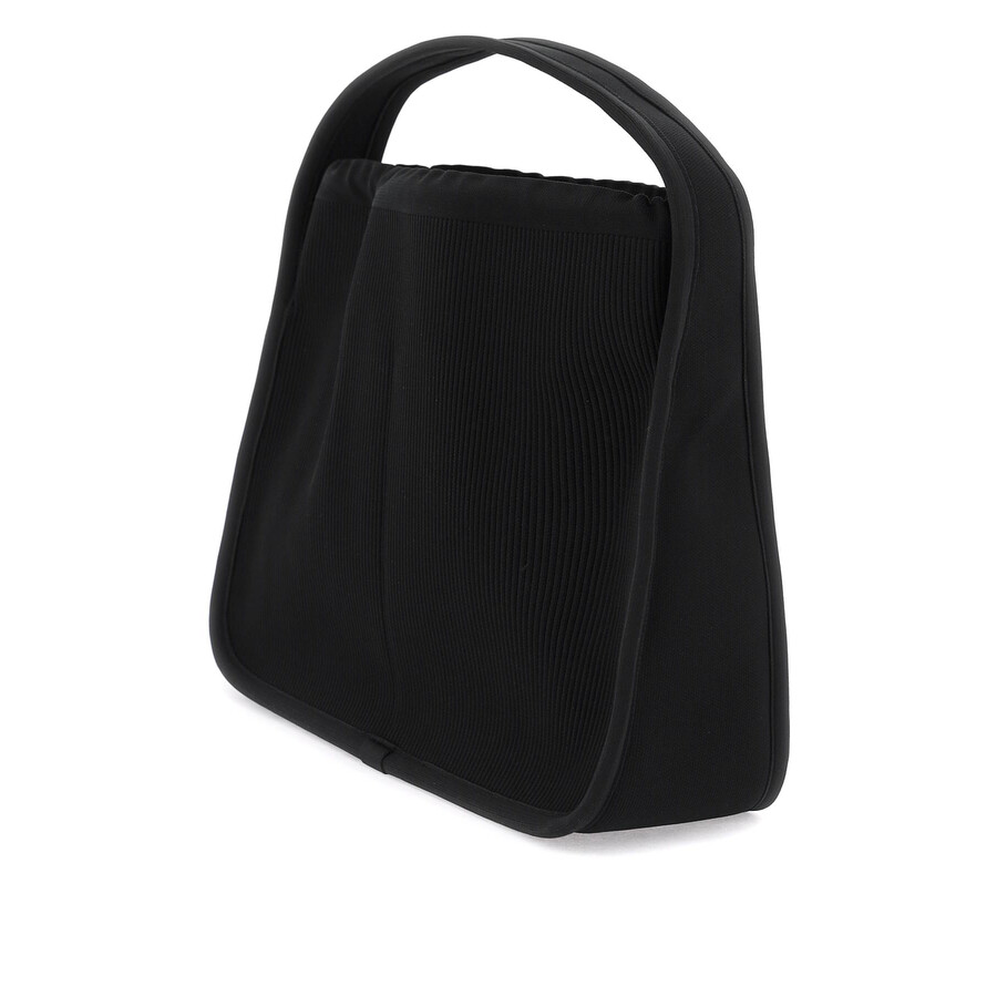 Alexander Wang Shoulder Bag In Black Synthetic Fibers In Purple