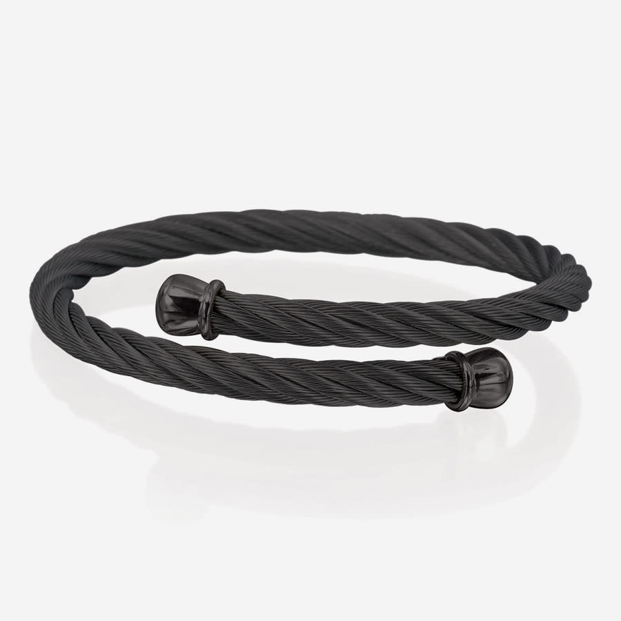 Alor Stainless Steel Cable Bangle Bracelet -1 04-12-0002-00 - Mens ...