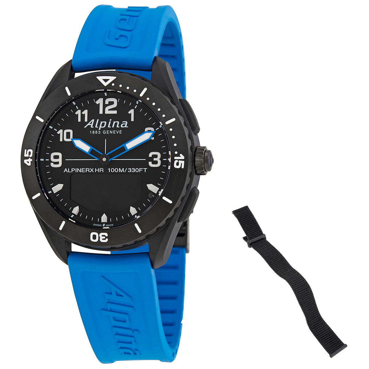Alpina AlpinerX Quartz Black Dial Men's Watch AL-284LBBW5AQ6