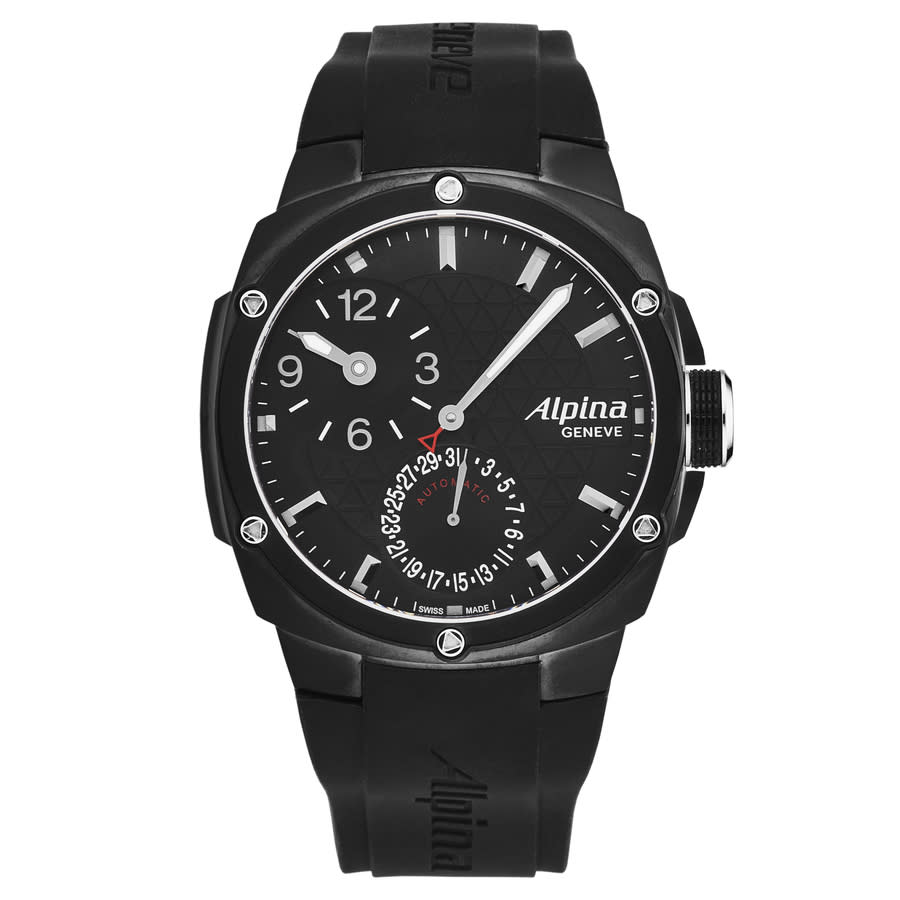 Alpina Avalanche Black Dial Men's Watch 950LBBB4FBAE6
