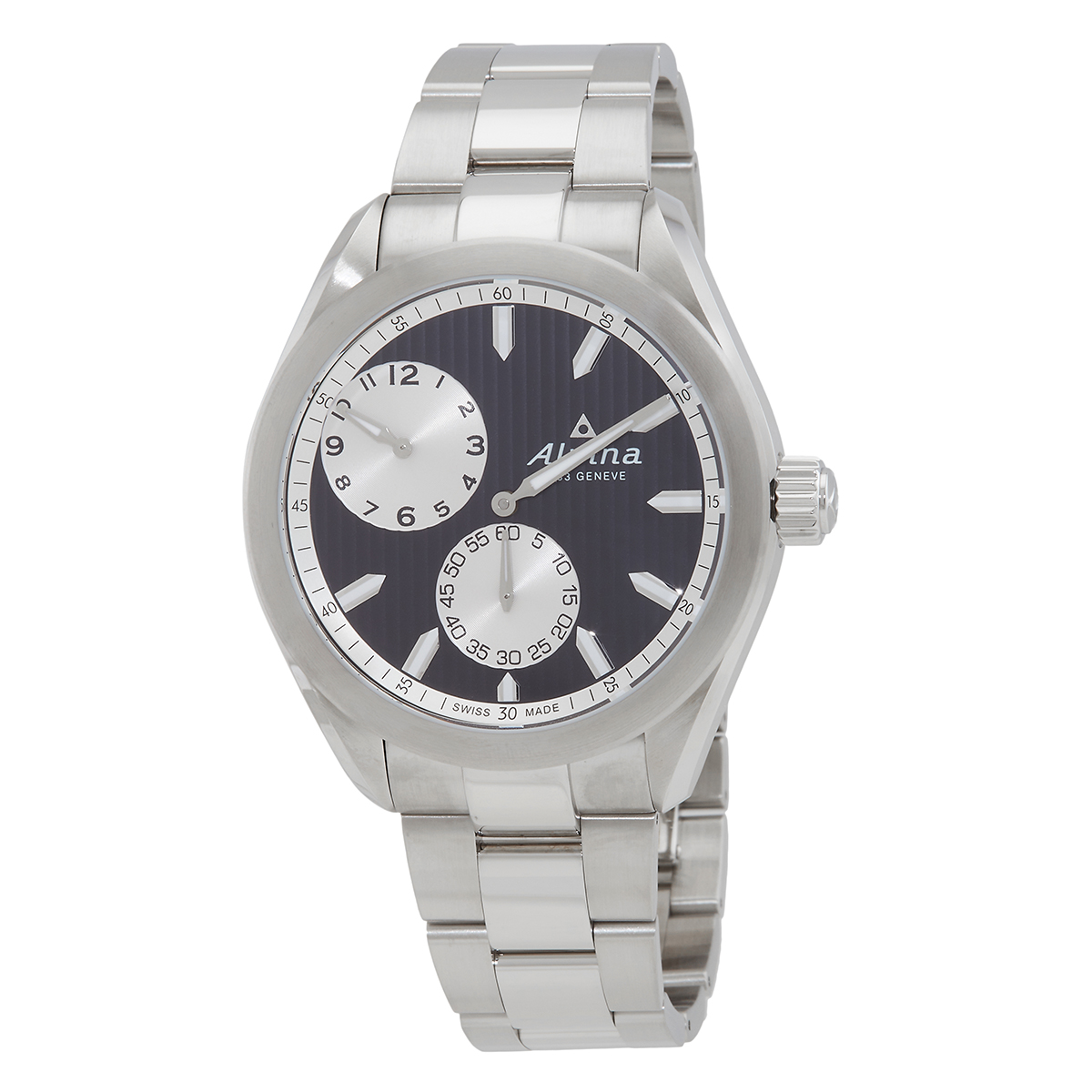 Alpina Regulator Hand Wind Black Dial Men's Watch AL-650BSS5E6B
