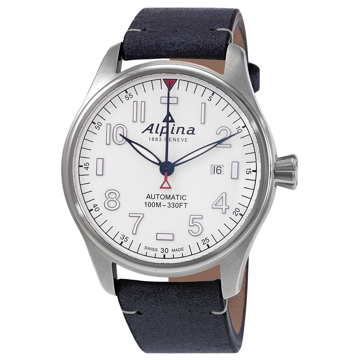 Alpina Startimer Pilot Automatic White Dial Men's Watch AL-525S4S6-QK