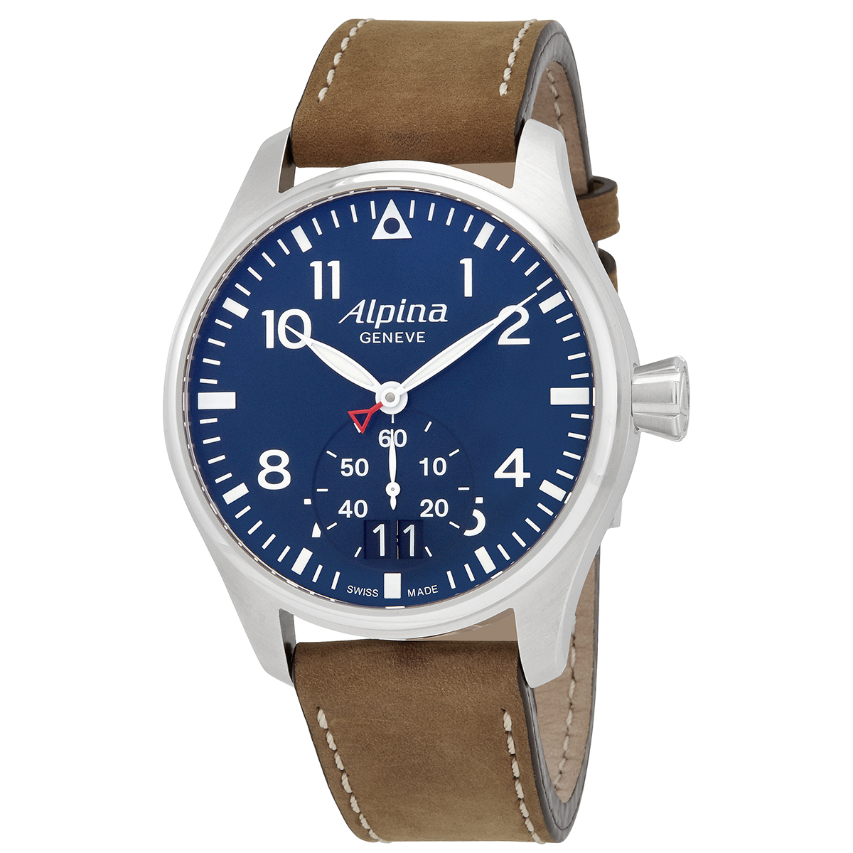 Alpina Startimer Pilot Big Date Blue Dial Men's Watch 280N4S6