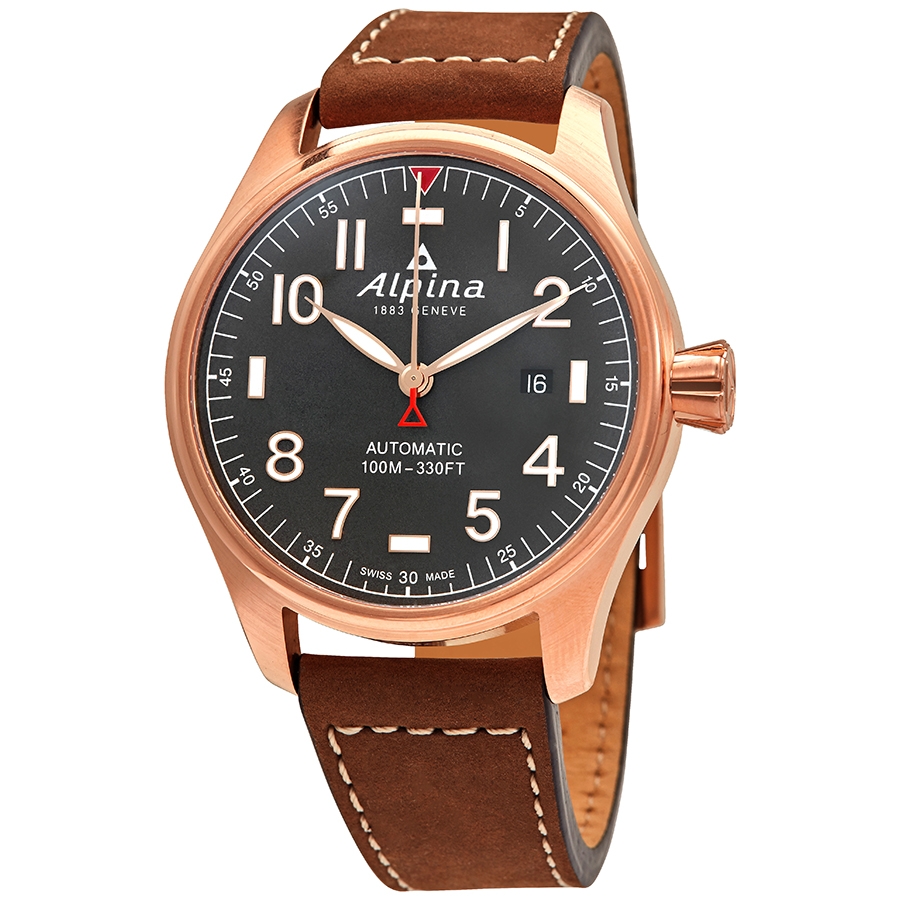 Alpina Startimer Shadow Line Automatic Grey Dial Men's Watch AL-525G4S4