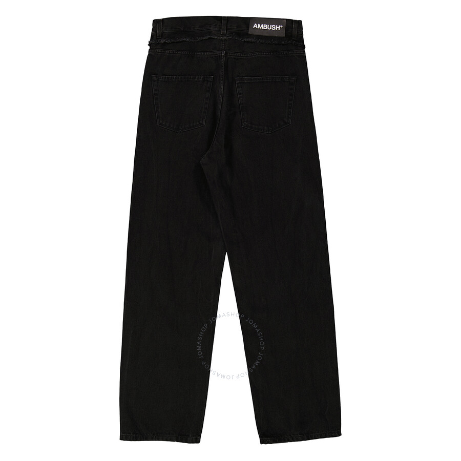 Ambush Jeans With Five Pockets In Black