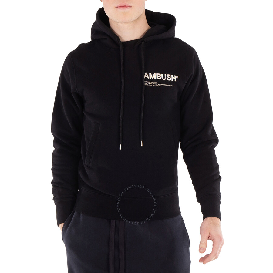 Ambush Logo-print Drop-shoulder Sweatshirt In Black