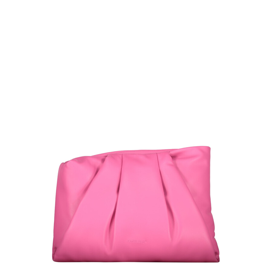Ambush Leather Clutch In Pink