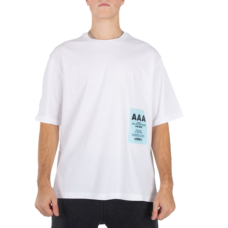 Pass Print Cotton Jersey T-Shirt