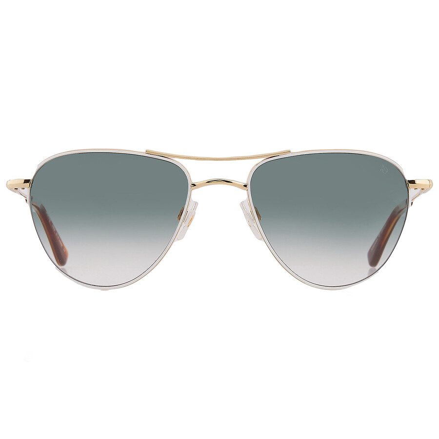 American Optical Green Gradient Pilot Unisex Sunglasses Sebring 3 55