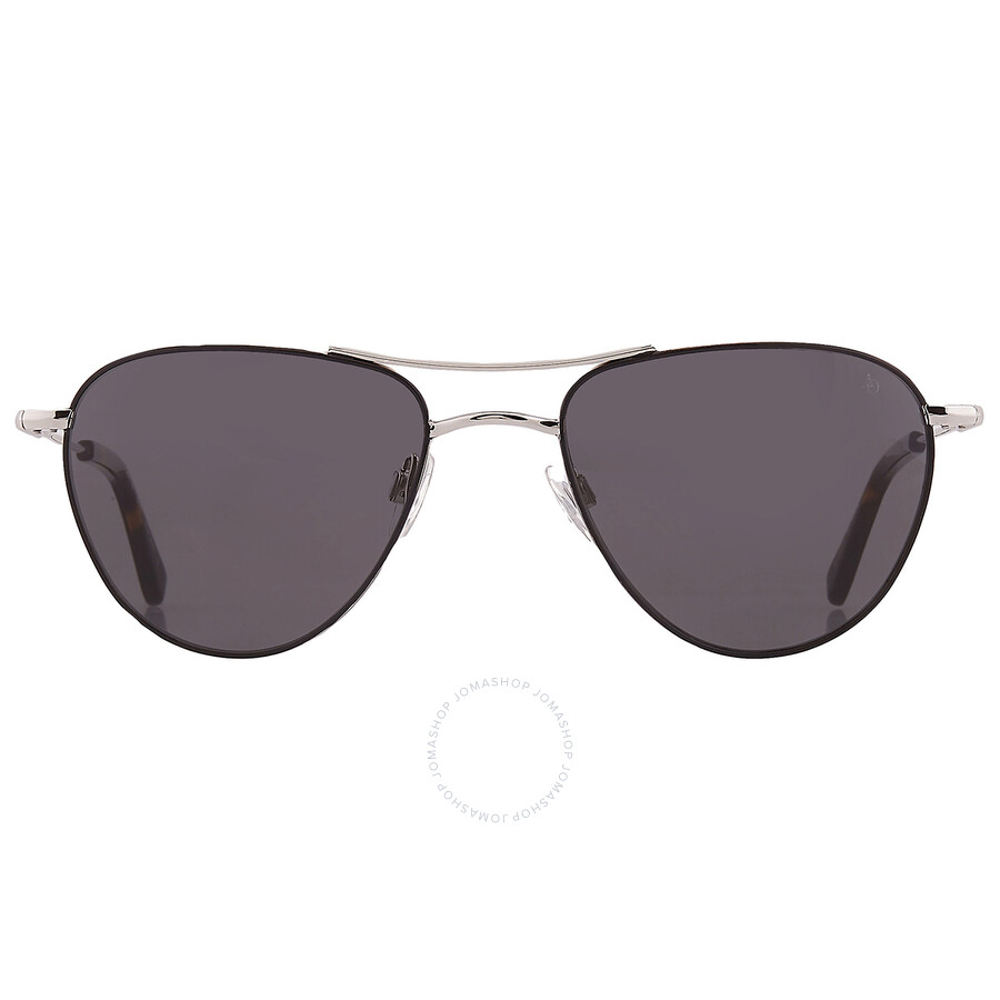 American Optical Grey Pilot Unisex Sunglasses Sebring 1 55