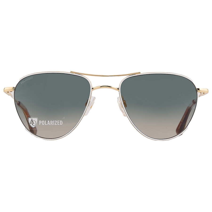 American Optical Polarized Green Gradient Pilot Unisex Sunglasses Sebring-p 3 55