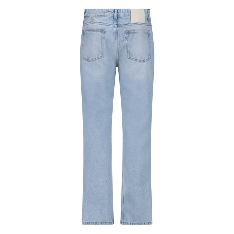 Ami Alexandre Mattiussi Mid-rise Straight-leg Jeans In Blue