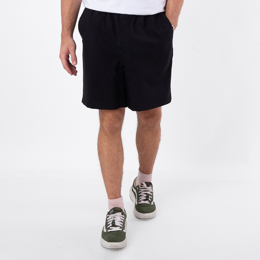 Elasticated Waist Wool Shorts