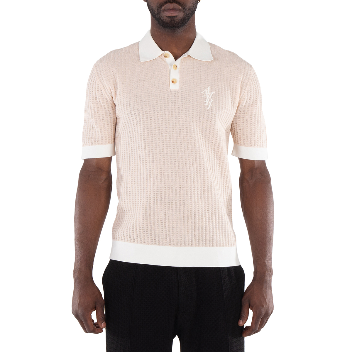 Waffle Stitch Polo