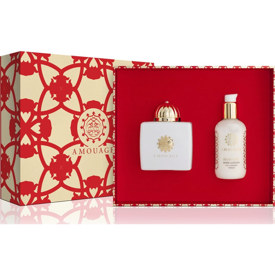 Amouage Ladies Honour Gift Set Fragrances 0701666129585 In Transparent