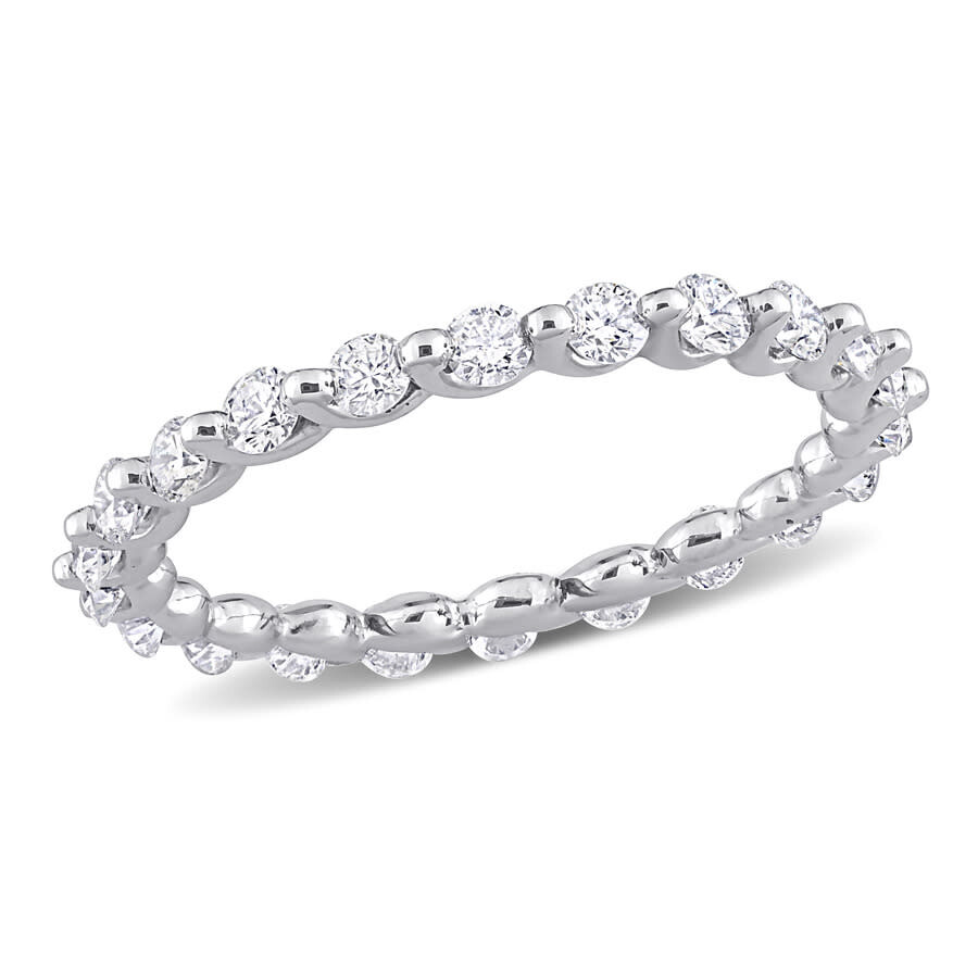 Amour 1 Ct Tw Diamond Eternity Band In Platinum In White