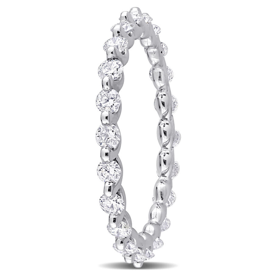 Amour 1 Ct Tw Diamond Eternity Band In Platinum In White