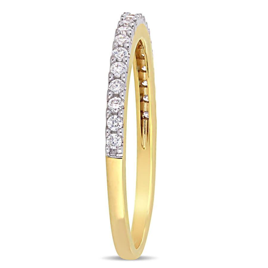 Amour 1/5 Ct Tw Diamond Anniversary Band In 10k Yellow Gold In Yellow