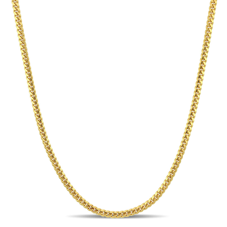 Flat Curb Link Chain Necklace JMS009136 